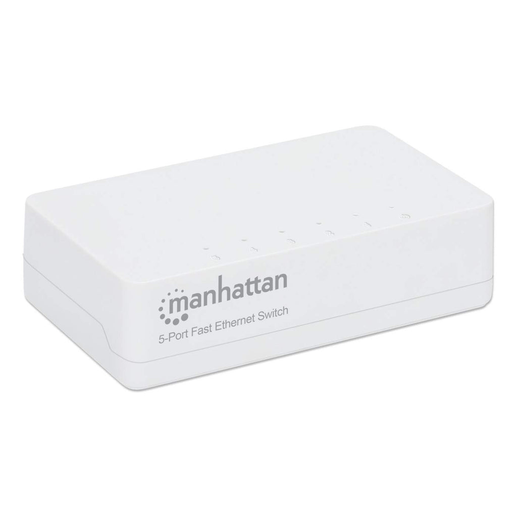 Manhattan 5-Port Fast Ethernet Switch, Plastic, Three Year Warranty, Box
