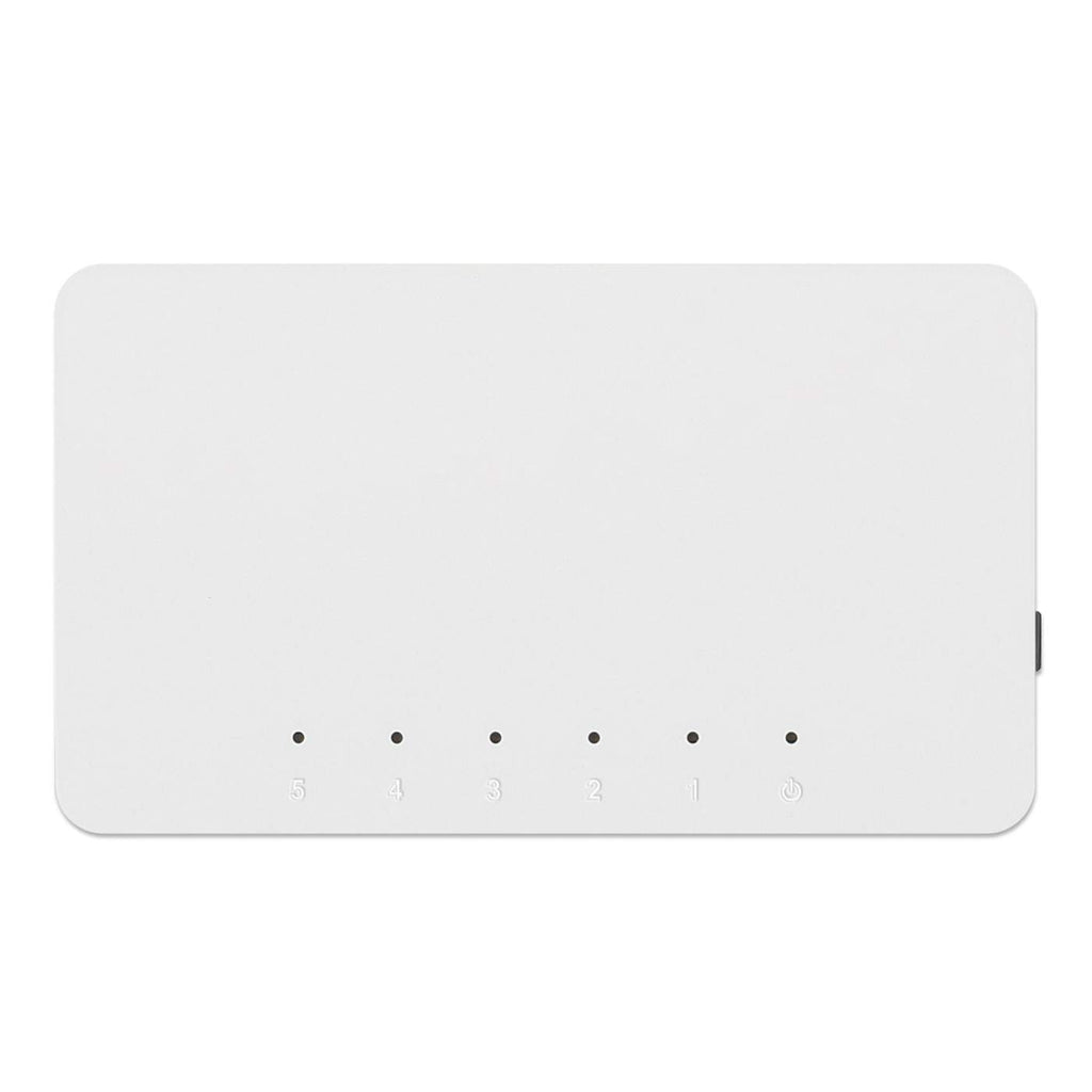 Manhattan 5-Port Fast Ethernet Switch, Plastic, Three Year Warranty, Box