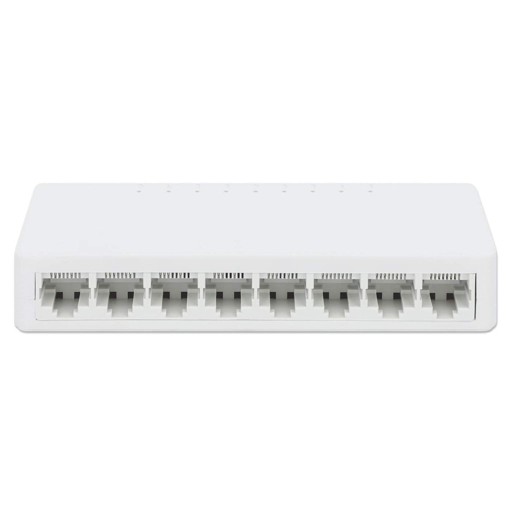 Manhattan 8-Port Fast Ethernet Switch, Plastic, Three Year Warranty, Box