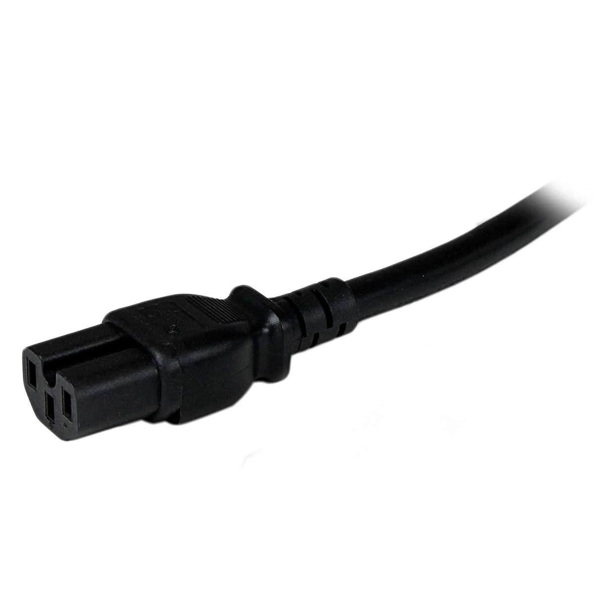StarTech.com 4ft (1.2m) Heavy Duty Power Cord, NEMA 5-15P to C15 AC Power Cord, 15A 125V, 14AWG, Replacement Computer Power Cord, Monitor Power Cable, NEMA 5-15P to IEC 60320 C15 Power Cord - PC Power Supply Cable