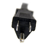 StarTech.com 4ft (1.2m) Heavy Duty Power Cord, NEMA 5-15P to C15 AC Power Cord, 15A 125V, 14AWG, Replacement Computer Power Cord, Monitor Power Cable, NEMA 5-15P to IEC 60320 C15 Power Cord - PC Power Supply Cable
