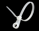 StarTech.com 6in Screw Mount Cable Ties 100 Pack - TAA
