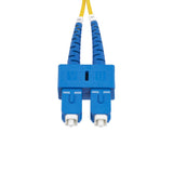 StarTech.com 5m (16.4ft) SC to SC (UPC) OS2 Single Mode Duplex Fiber Optic Cable, 9/125µm, 40G/100G Zipcord, Bend Insensitive, Low Insertion Loss - LSZH Fiber Jumper Cord
