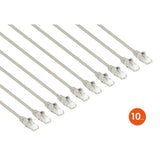Intellinet 744669 networking cable Grey 0.15 m Cat6 U/UTP (UTP)