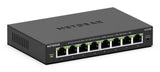 NETGEAR 8-Port Gig Plus Switch Managed L2/L3 Gigabit Ethernet (10/100/1000) Black