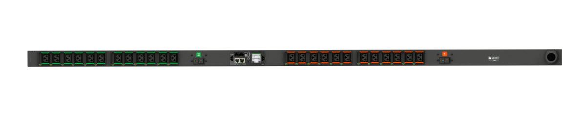 Vertiv MNU5MGB1-24CF18-3TL6A0A10-S power distribution unit (PDU) 24 AC outlet(s) 0U Black