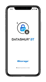 iStorage datAshur BT 128 GB | Encrypted Secure Flash Drive | Unlock via Smartphone Using Bluetooth | FIPS 140-2 Level 3 Certified | Remote Management Ready