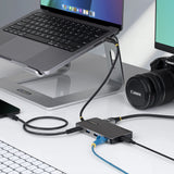 StarTech.com USB-C Multiport Adapter with 4K 60Hz HDMI, 140W Power Delivery, USB 10Gbps Hub, GbE, SD and MicroSD Slots, Plug-and-Play Mini Dock for Dell, HP, Lenovo Laptops