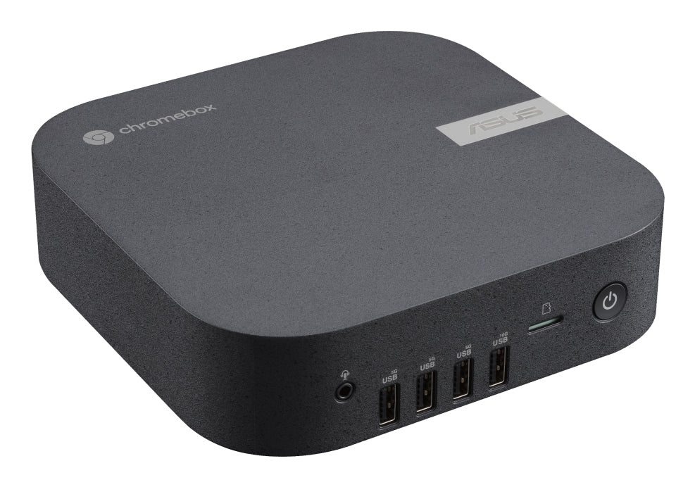 ASUS Chromebox CHROMEBOX5A-SC081UN Intel® Celeron® 7305 8 GB DDR4-SDRAM 128 GB SSD ChromeOS Mini PC Black