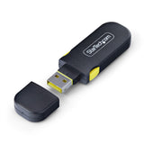 StarTech.com USB-A Port Blocker Key with 4x Latching USB-A Dust Cover Plugs, Snap-In Reusable Port Protectors for Laptops & Computers