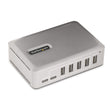 StarTech.com 7-Port USB-C Hub - 5x USB-A + 2x USB-C - Self-Powered w/65W Power Supply - USB 3.1 10Gbps - Desktop/Laptop USB Hub w/3ft USB-IF Certified Locking Cable - USB C Hub - TAA