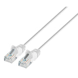 Intellinet IEC-C6A-WT-5-SLIM networking cable White 1.5 m Cat6a U/UTP (UTP)