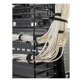 APC Valueline, Vertical Cable Manager for 2 & 4 Post Racks, 84"H X 6"W, Double-Sided with Doors