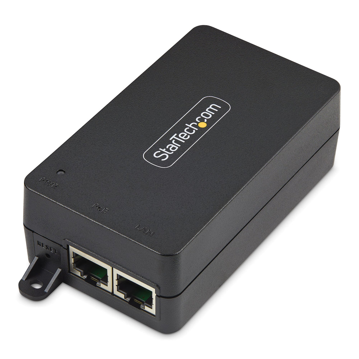 StarTech.com 1-Port 10Gbps PoE++ Injector, 60W, 2.5/5/10G Ethernet/10/100/1000M, PoE++ (802.3af/at/bt), Wall Mountable, Unmanaged Inline Power Over Ethernet, TAA
