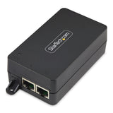 StarTech.com 1-Port 10Gbps PoE++ Injector, 60W, 2.5/5/10G Ethernet/10/100/1000M, PoE++ (802.3af/at/bt), Wall Mountable, Unmanaged Inline Power Over Ethernet, TAA