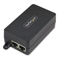 StarTech.com 1-Port 10Gbps PoE++ Injector, 60W, 2.5/5/10G Ethernet/10/100/1000M, PoE++ (802.3af/at/bt), Wall Mountable, Unmanaged Inline Power Over Ethernet, TAA