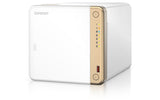 QNAP TS-462-4G NAS Tower Intel® Celeron® N4505 4 GB DDR4 0 TB QNAP QTS White
