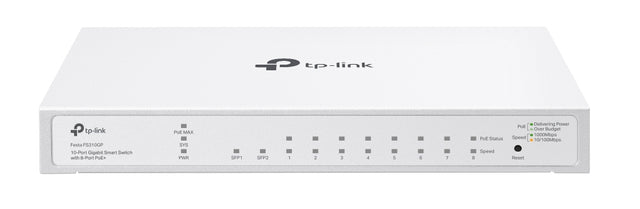 TP-Link FESTA FS310GP network switch Managed L2/L2+ Gigabit Ethernet (10/100/1000) Power over Ethernet (PoE) 1U White