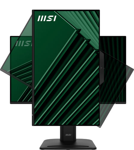 MSI Pro MP242PMG 23.8 Inch Monitor, FHD (1920 x 1080), 120Hz, IPS, 1ms, 1x HDMI 1.4b, 1x DP 1.2a, 1x D-Sub(VGA), 2xUSB 5Gbps Type-A, 1x USB 5Gbps Type-B, Built-in Speakers, Webcam, Anti-Glare, Anti-Flicker, Less Blue light, TÜV Certified, VESA...