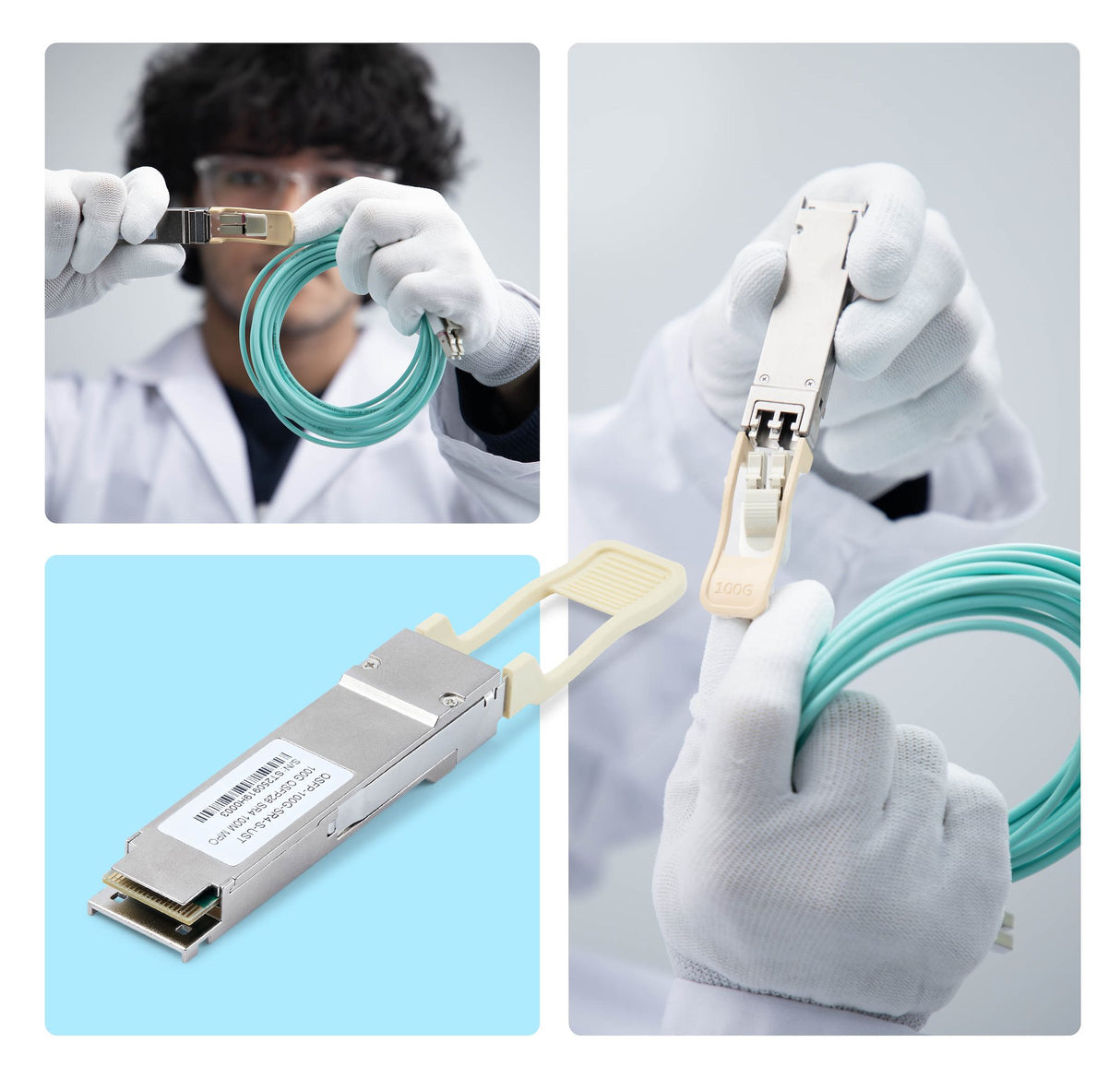 StarTech.com MSA Uncoded QSFP Module, 100Gbps Multi Mode Fiber (MMF), 100m [328ft], MPO Transceiver, 850nm