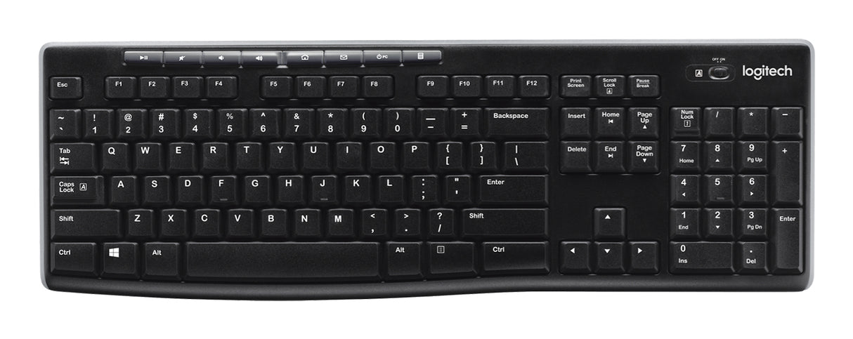 Logitech 920-003051 keyboard RF Wireless English Black