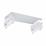 StarTech.com Ergonomic Monitor Riser Stand, Up to 33lb/15kg, Fixed height 3.5in/9cm, Desktop Computer Monitor/Laptop Riser, Steel Platform, Quick Assembly, Optimize Desk Space - TAA