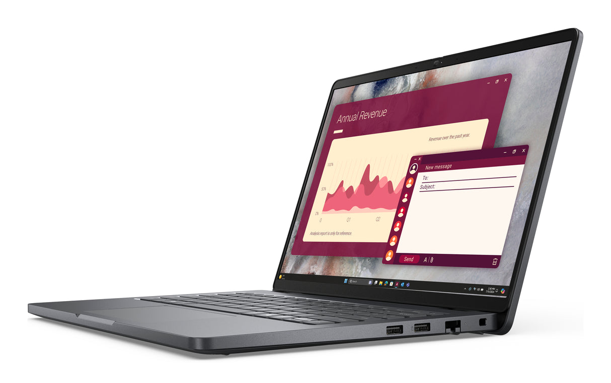 DELL Pro 14 PC14250 Intel Core 5 120U Laptop 35.6 cm (14") Full HD+ 16 GB DDR5-SDRAM 512 GB SSD Wi-Fi 6E (802.11ax) Windows 11 Pro US English Black