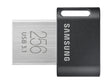 Samsung FIT Plus USB flash drive 256 GB USB Type-A 3.2 Gen 1 (3.1 Gen 1) Black, Stainless steel