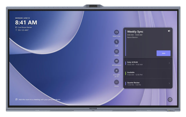 MAXHUB XBoard V7 series V655T 65" Microsoft Teams Rooms Interactive Touch Display