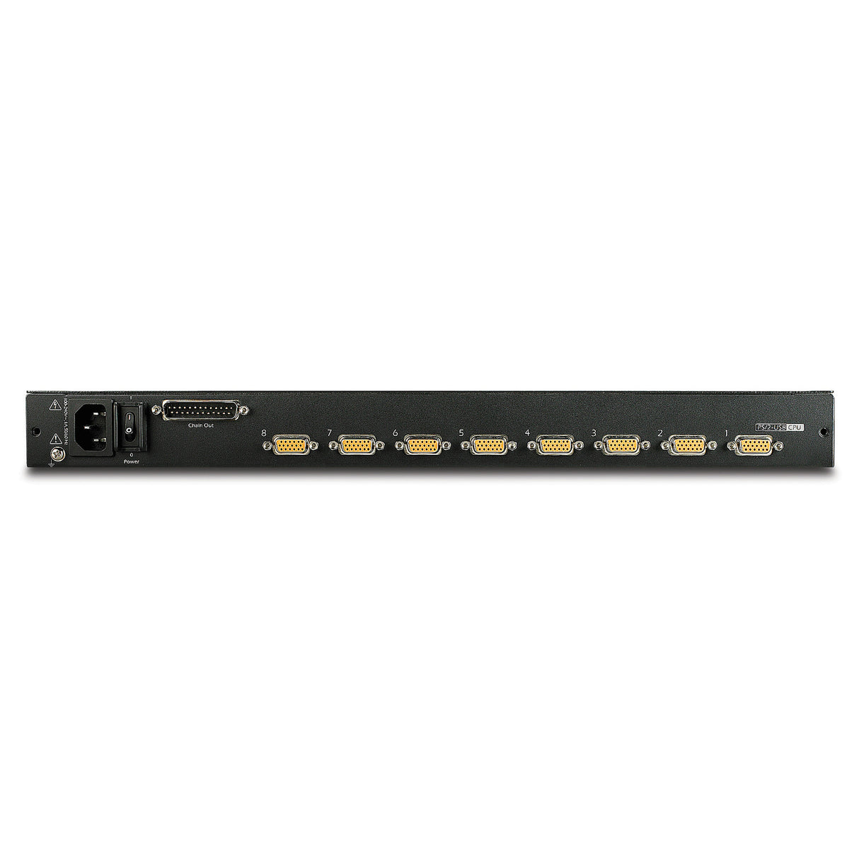 APC 17" Rack LCD Console with Integrated 8 Port Analog KVM Switch