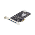 StarTech.com 4-Port USB PCIe Card, USB 3.2 5Gbps, PCI Express Expansion Card with 4x Independent USB Controllers, 4x USB-A Ports, Windows/Linux