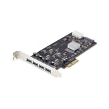 StarTech.com 4-Port USB PCIe Card, USB 3.2 5Gbps, PCI Express Expansion Card with 4x Independent USB Controllers, 4x USB-A Ports, Windows/Linux