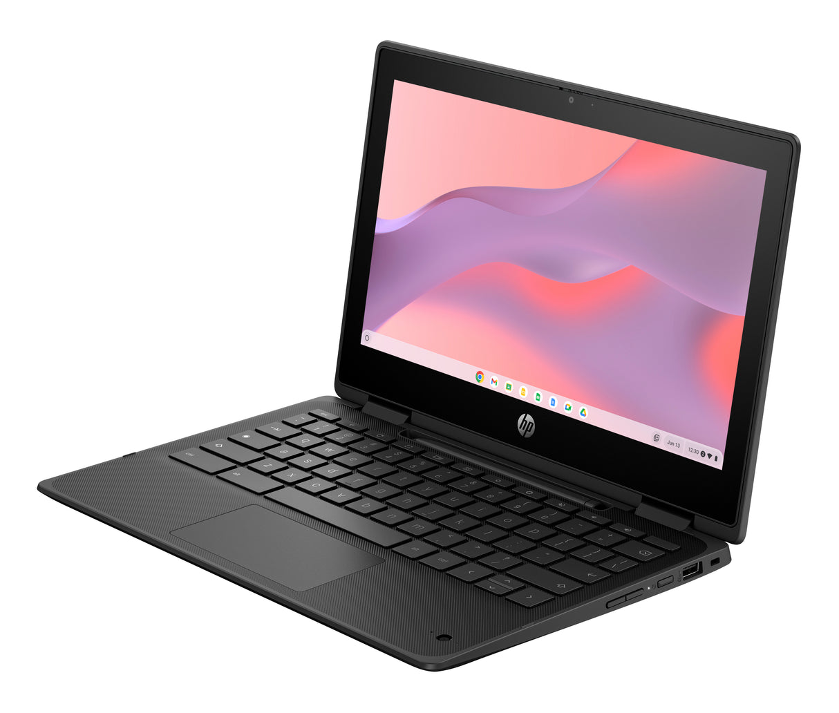 HP Fortis Flip G1m MediaTek 520 Hybrid (2-in-1) 29.5 cm (11.6") Touchscreen HD 4 GB LPDDR4x-SDRAM 32 GB eMMC Wi-Fi 6 (802.11ax) ChromeOS Black