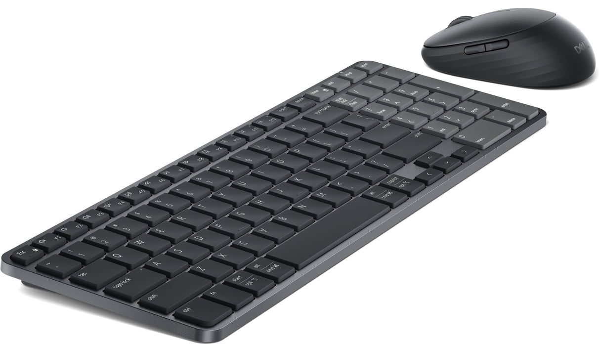 DELL Pro 7 KM746 keyboard Mouse included Universal RF Wireless + Bluetooth Canadian Graphite