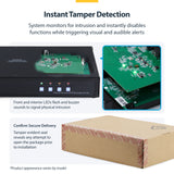 StarTech.com Secure 2-Port KVM Switch, DisplayPort, 4K 60Hz, NIAP 4.0 Desktop KVM, Metal Housing, Made in the USA