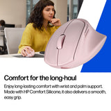 HP Tilt Ergonomic Pink Mouse 720M