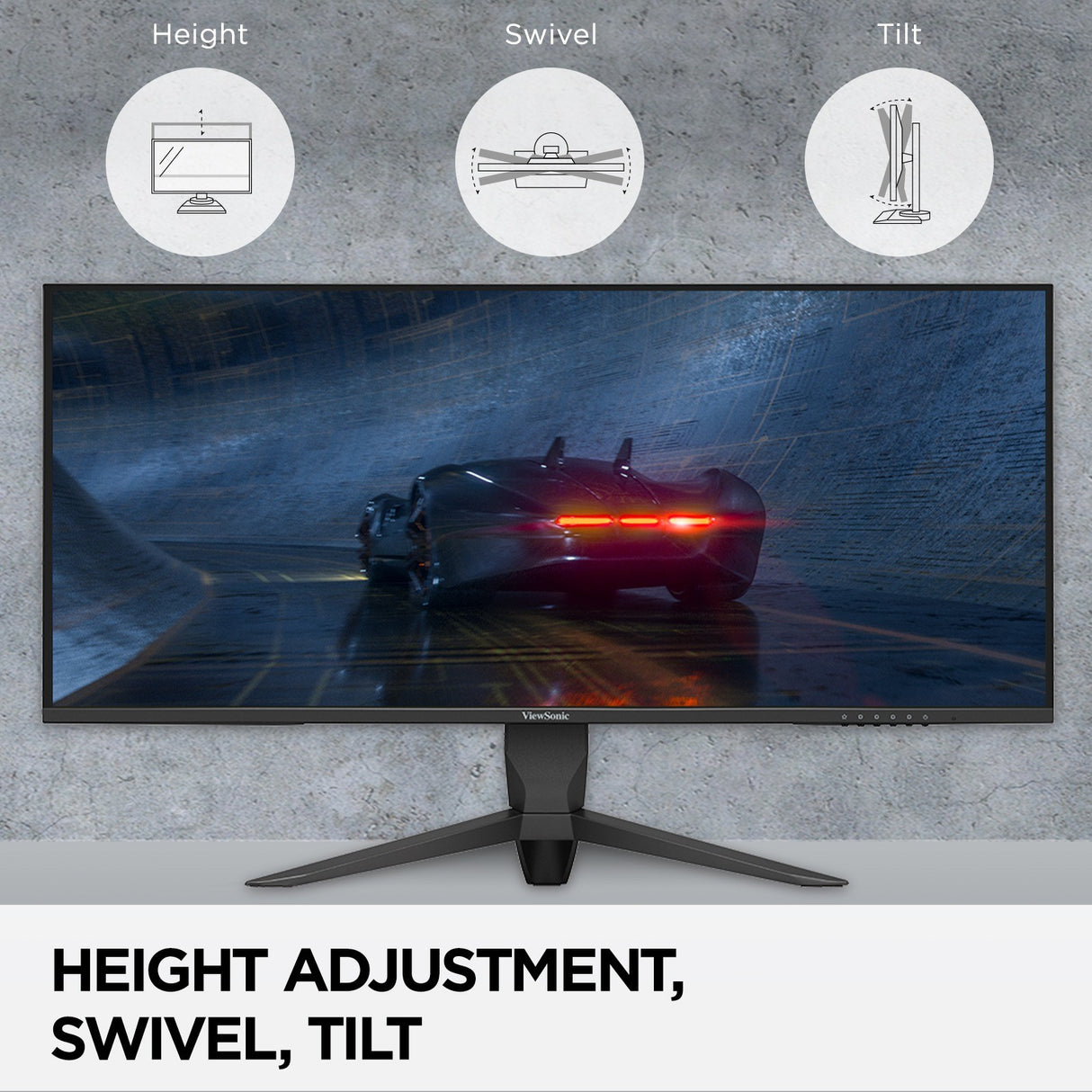 Viewsonic VX Series VX3418-2K computer monitor 86.4 cm (34") 3440 x 1440 pixels UltraWide Quad HD LED Black