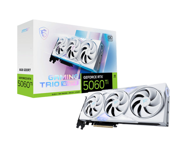 MSI GeForce RTX 5060 Ti 8G GAMING TRIO OC WHITE NVIDIA 8 GB GDDR7