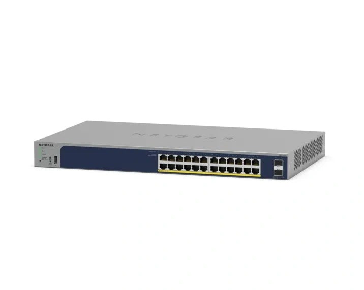 NETGEAR GS724TPv3 Managed L2/L3/L4 Gigabit Ethernet (10/100/1000) Power over Ethernet (PoE) 1U Grey, Blue