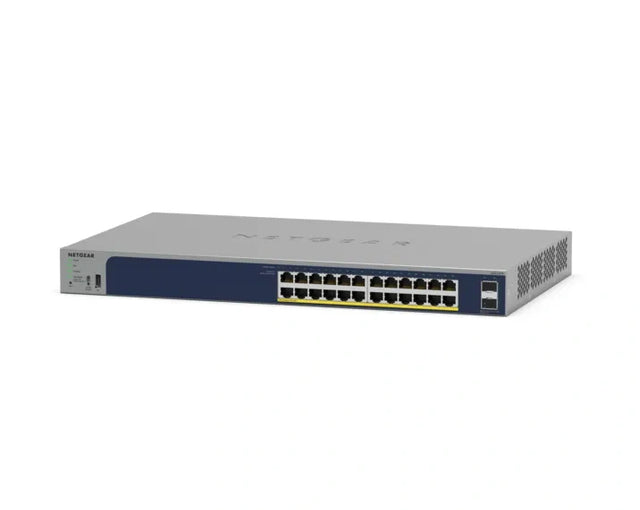 NETGEAR GS724TPv3 Managed L2/L3/L4 Gigabit Ethernet (10/100/1000) Power over Ethernet (PoE) 1U Grey, Blue