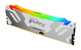 Kingston Technology FURY 16GB 7200MT/s DDR5 CL38 DIMM Renegade RGB White XMP