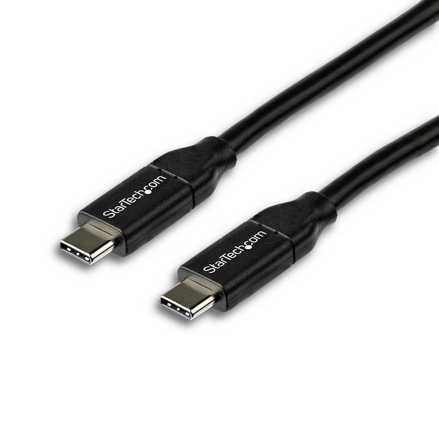 StarTech.com 6.6ft (2m) USB-C Fast Charging Cable, Charge & Sync, 100W (5A) PD, USB 2.0, USB-IF Certified - Black USB C Charging Cord
