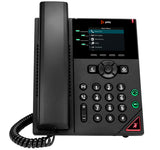 HP Poly VVX 250 4-Line IP Phone and PoE-enabled