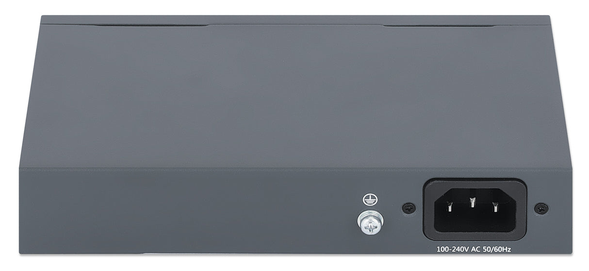 Intellinet PoE-Powered 6-Port Lite Smart Managed PoE+ Switch with 4 GbE Ports / 2 GbE Uplinks and PoE Passthrough