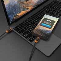 j5create JUCX25L18 USB cable 1.8 m USB C 480 Gbit/s Black, Orange