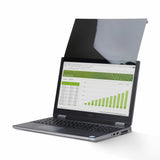 StarTech.com 12.5-inch 16:9 Flip-Up Privacy Screen with Touch, Anti-Glare Blue Light Filter, Laptop Monitor Screen Protector, +/- 30 Deg. View Angle
