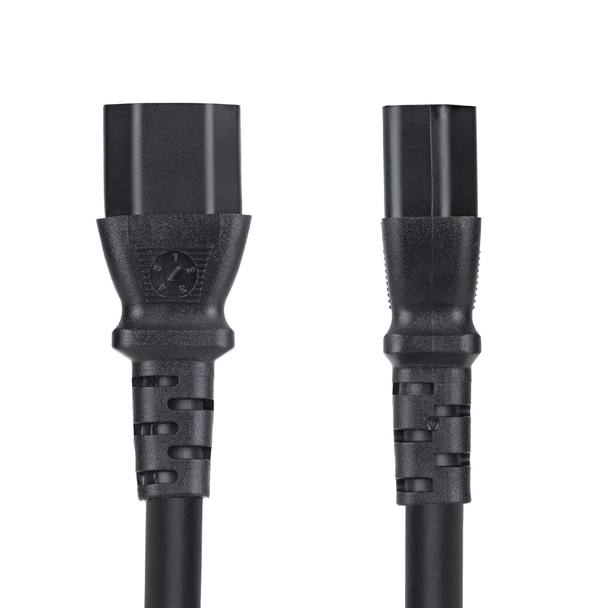 StarTech.com 10ft (3m) Heavy Duty Power Extension Cord, Locking C14 to C13, PDU Power Cord, 15A 250V, 14AWG, AC Power Cable Extension, TAA Compliant, UL Listed