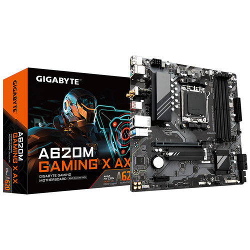 GIGABYTE A620M GAMING X AX AMD A620 Socket AM5 micro ATX