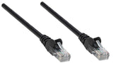 Intellinet Cat6 U/UTP Network Patch Cable, 30 m (100 ft.), Black