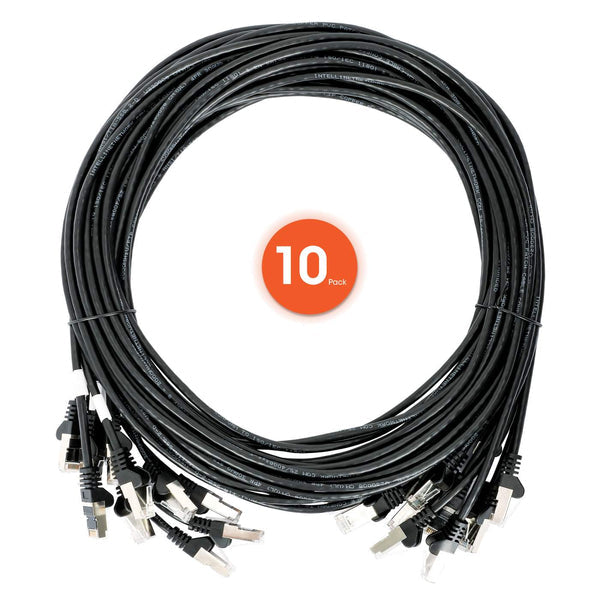 Intellinet 745048 networking cable Black 6 m Cat6 U/UTP (UTP)